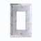 Amerelle Amerelle Diamond Silver 1 gang Stamped Aluminum Decorator Wall Plate 1 pk 955R - alternate 1